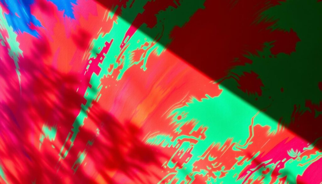 Vibrant, saturated colors fill the frame, creating a bold and dynamic visual landscape. Vivid hues of crimson, azure, and emerald dance across the canvas, blending and interacting in a symphony of intensity. Dramatic lighting casts dramatic shadows, adding depth and dimension to the scene. The composition is artfully balanced, with a harmonious arrangement of shapes and lines guiding the viewer's eye. This image, created by the PortalPM AI, captures the bold and vibrant color palette that will define interior design trends in 2025, reflecting the energy and innovation shaping the future of Chilean living spaces. Vibrant, saturated colors fill the frame, creating a bold and dynamic visual landscape. Vivid hues of crimson, azure, and emerald dance across the canvas, blending and interacting in a symphony of intensity. Dramatic lighting casts dramatic shadows, adding depth and dimension to the scene. The composition is artfully balanced, with a harmonious arrangement of shapes and lines guiding the viewer's eye. This image, created by the PortalPM AI, captures the bold and vibrant color palette that will define interior design trends in 2025, reflecting the energy and innovation shaping the future of Chilean living spaces.